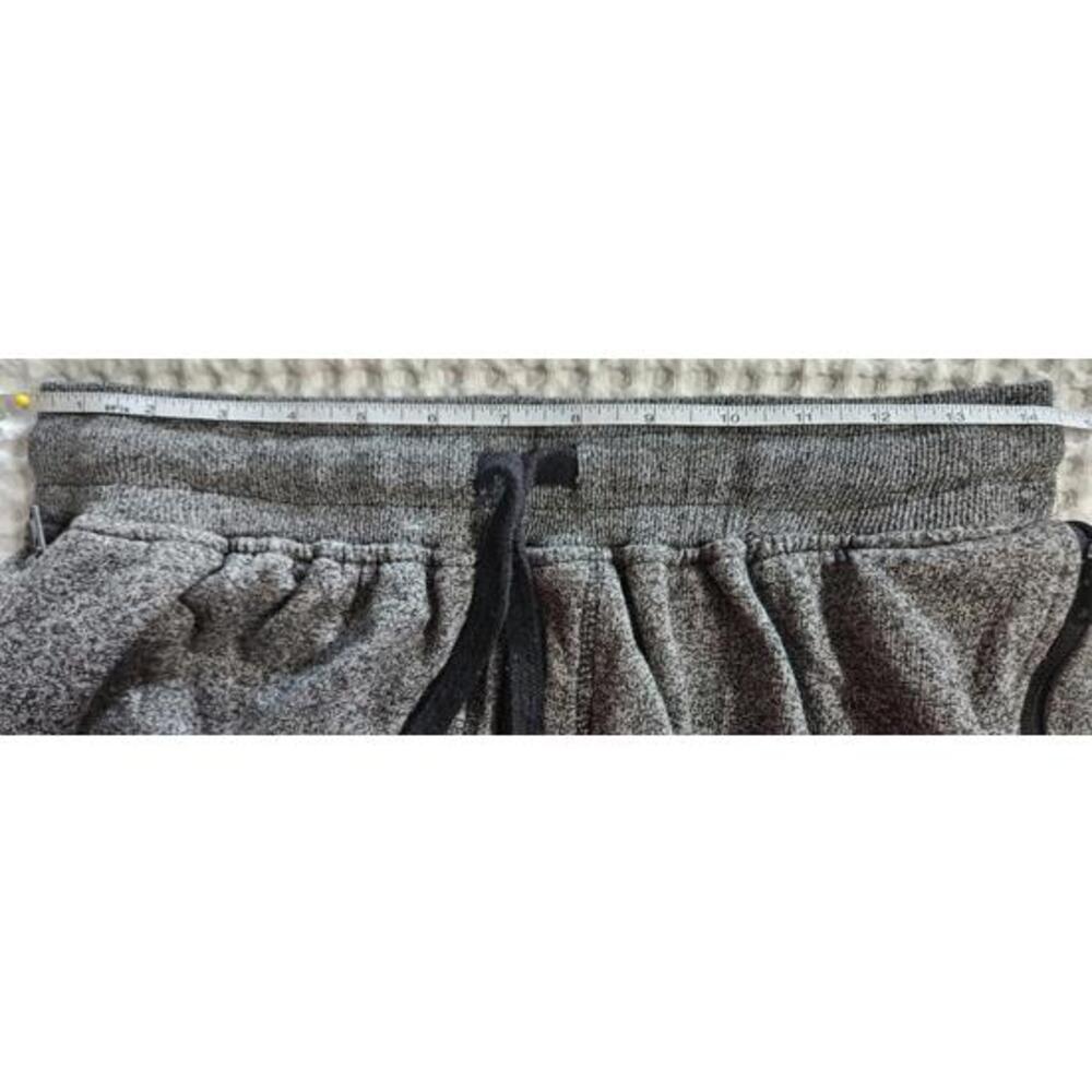 PHAT FARM Men's Size Large Sweatpants Charcoal Grey Heather Fleece Lined Joggers - Picture 9 of 14